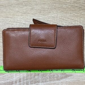 Fossil Brown Leather Wallet